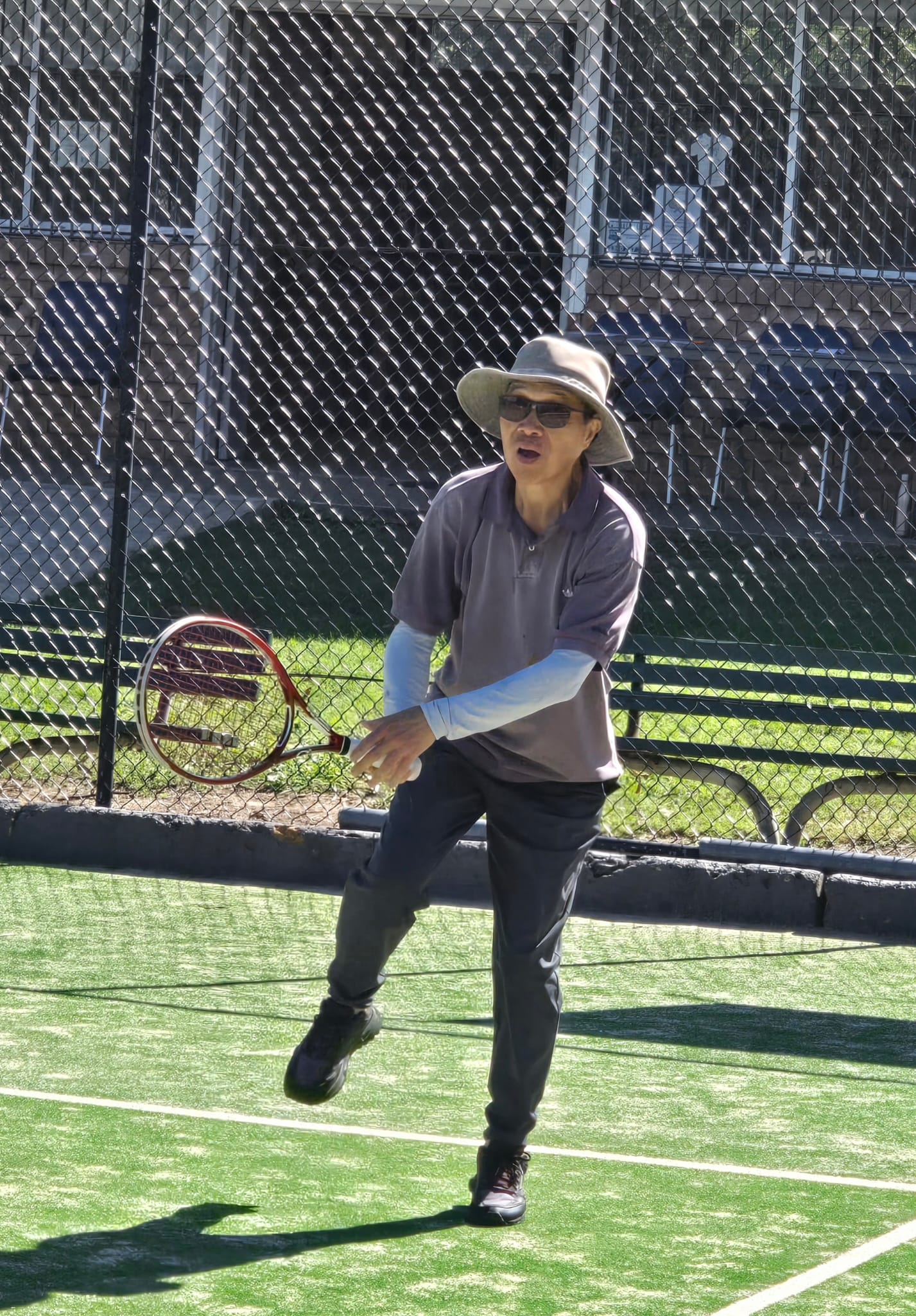 Lawrence all over the court